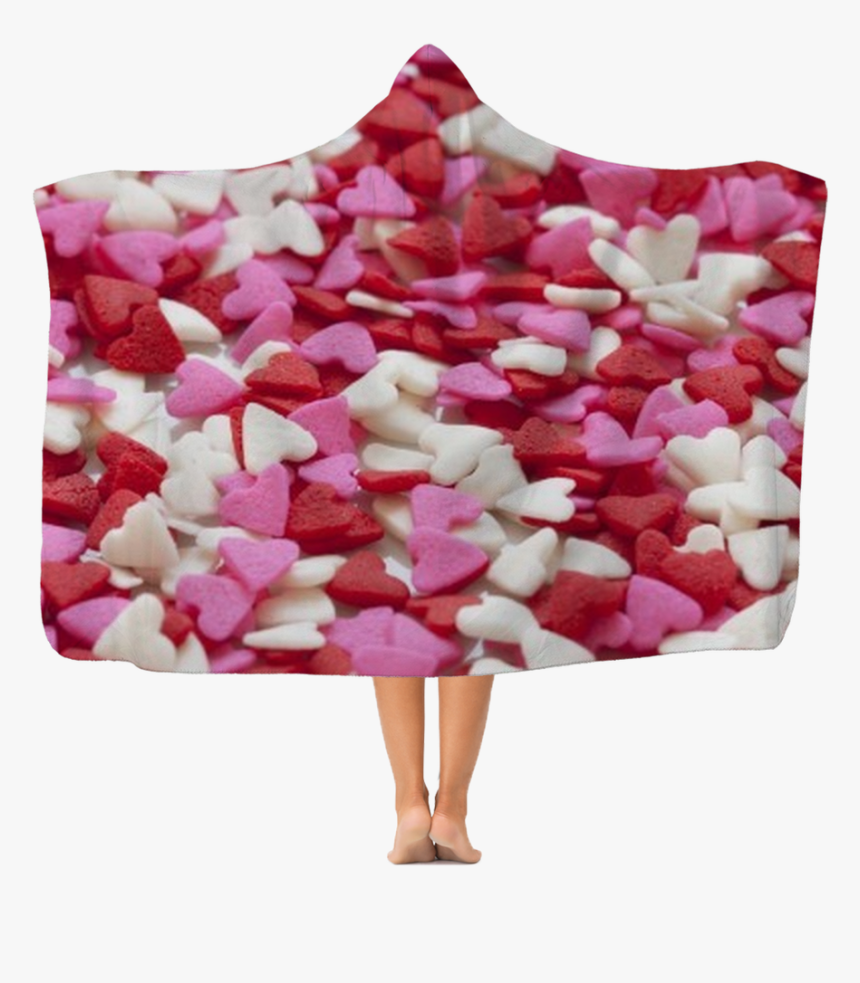 Valentine’s Day Candy Hearts Love In Pink White And - Heart Candy, HD Png Download