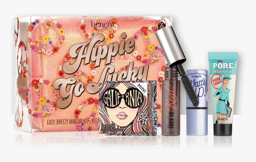 Hippie Go Lucky Makeup Set Contains Four Benefit Minis - Hippie Go Lucky Kit, HD Png Download
