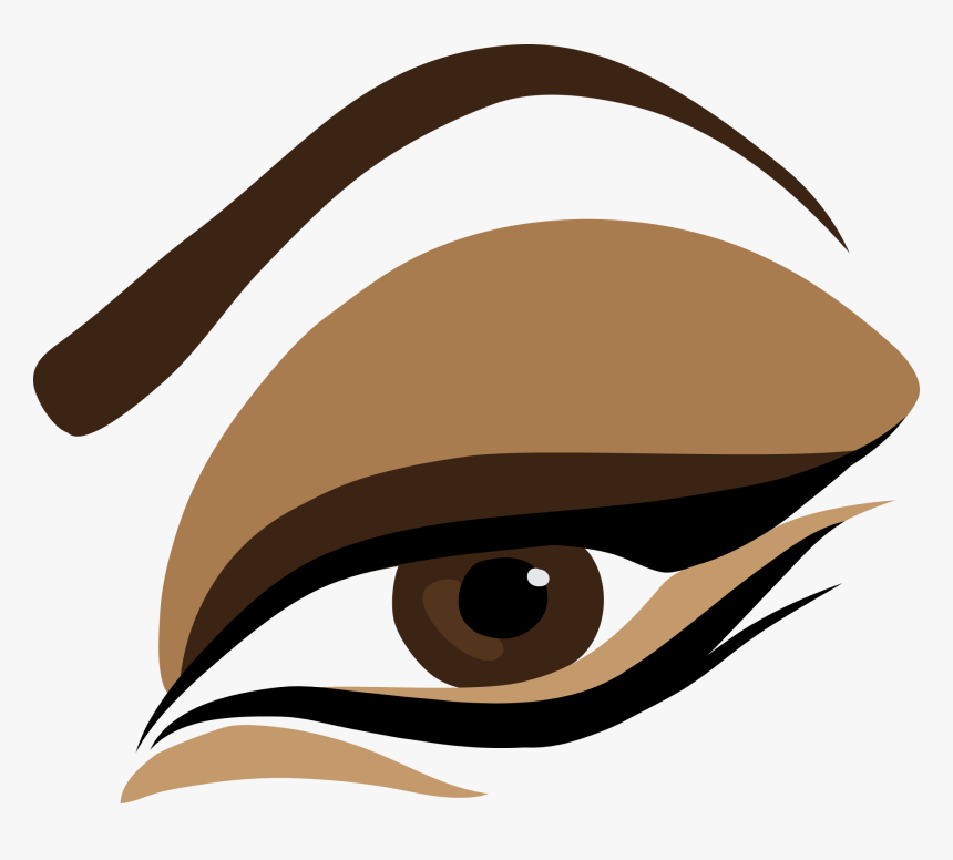 Maquiagem, Mulher, Brown, Olhos Castanhos, Olhos - Eye Makeup Clipart Transparent, HD Png Download