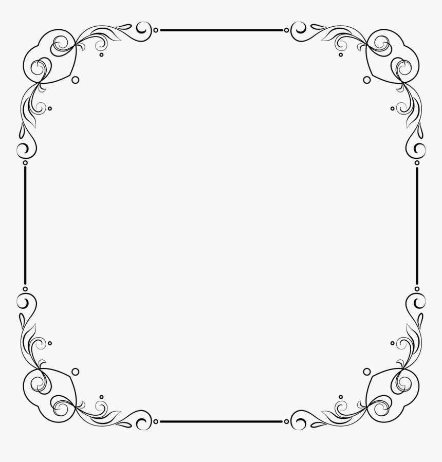 Transparent Background Elegant Border, HD Png Download