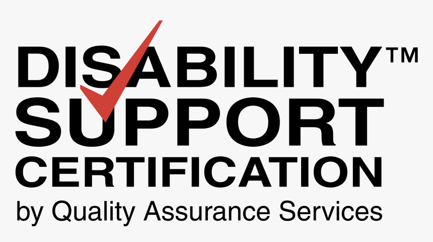 Disability Support Certification Logo Png Transparent - Graphic Design, Png Download