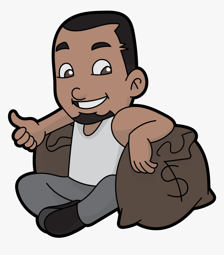 Black Guy Png - Cartoon Black Guy Png, Transparent Png