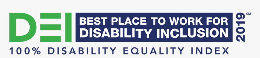 2019 Dei ‘best Place To Work For Disability Inclusion’ - Graphics, HD Png Download