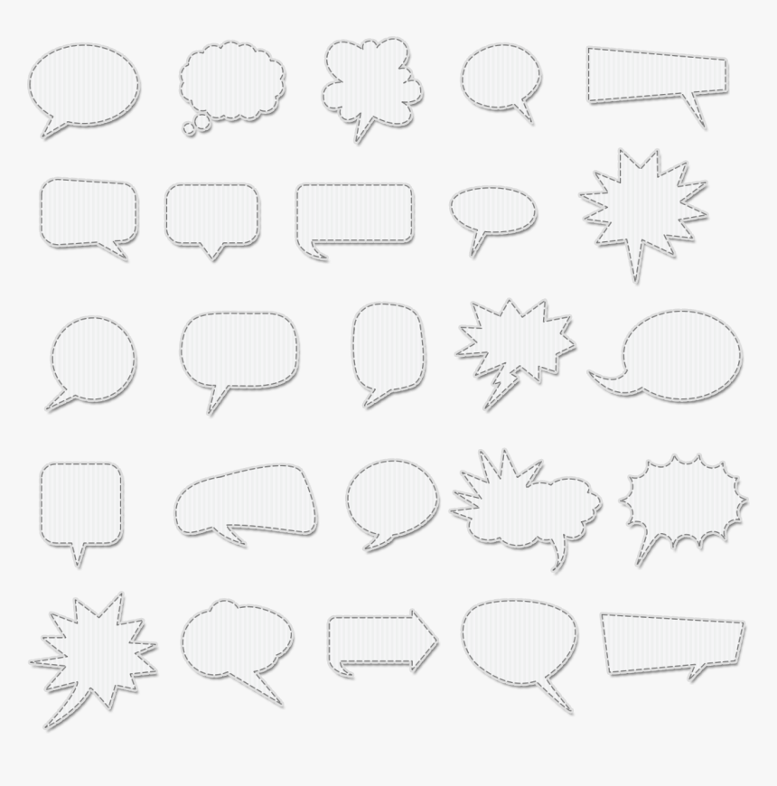 Different Types Of Thought Bubble, HD Png Download