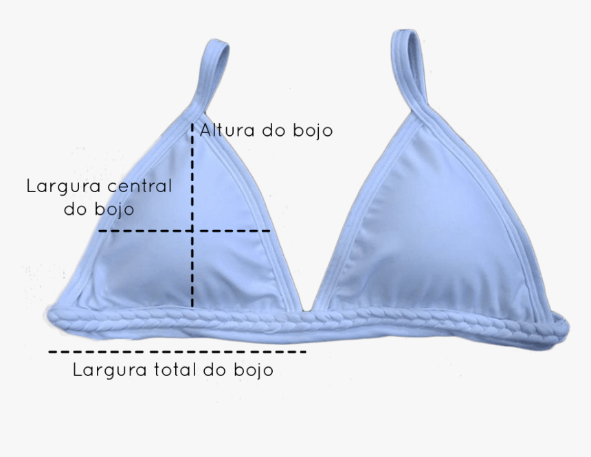 Tamanho, Manequim, Largura Central Do Bojo, Altura - Brassiere, HD Png Download