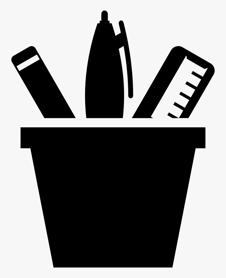 Stationery Container - Stationery Png Icon, Transparent Png