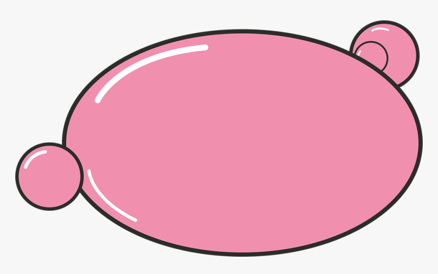 Bubblegum, Pink, Bubble, Gum, Candy, Blowing - Candy Bubble Gum Pink, HD Png Download