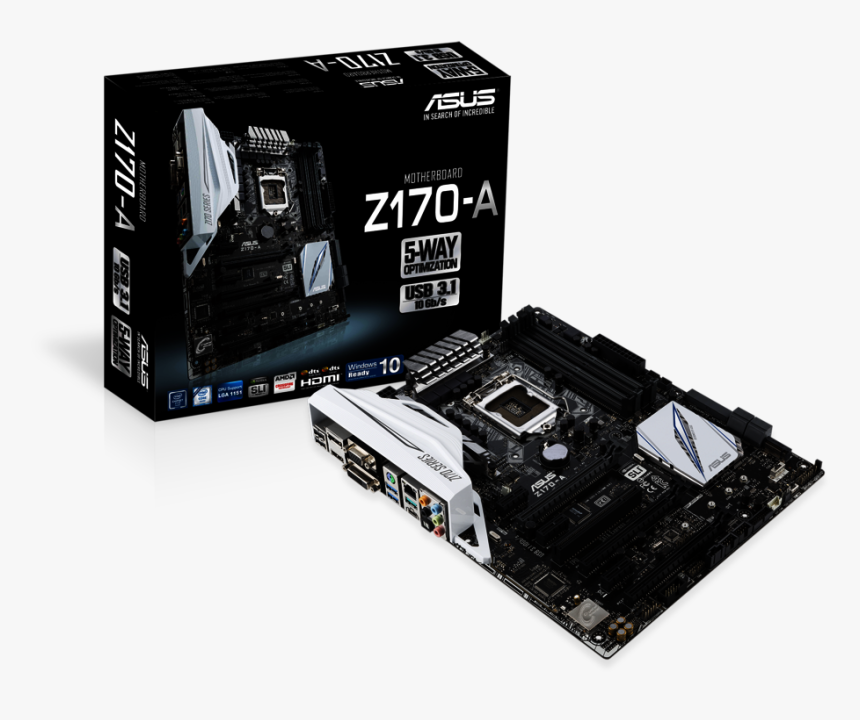 Asus Z170 A Lga1151 Z170 Ddr4, HD Png Download