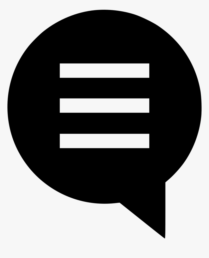 Speech Bubble Free Multimedia Icons Flaticon - Circle, HD Png Download