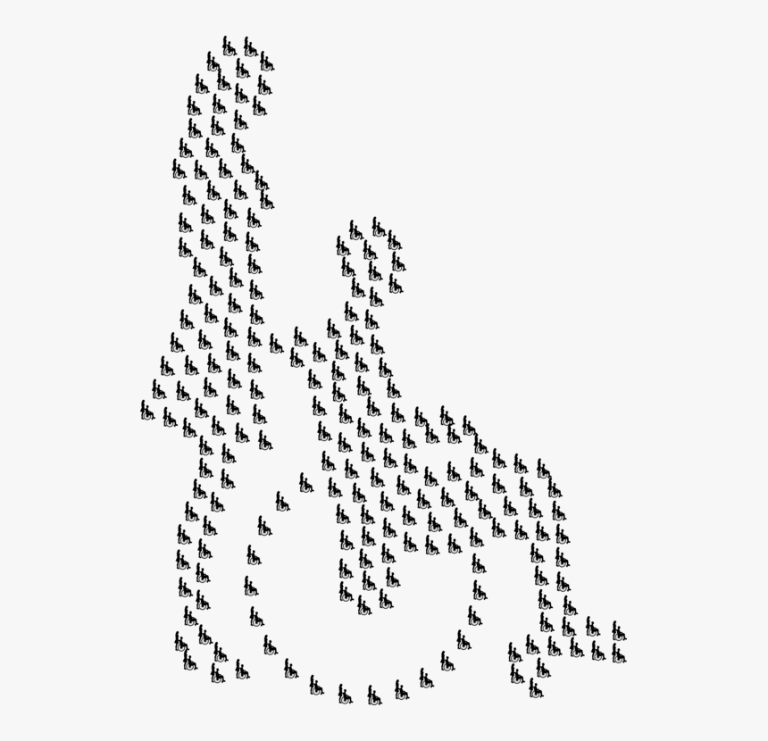 Line Art,line,disability, HD Png Download