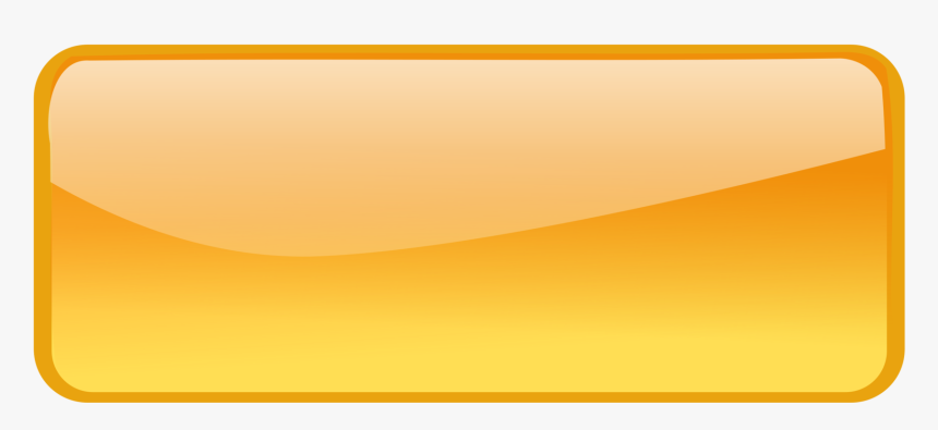 Button Png - Yellow Rectangle Button, Transparent Png