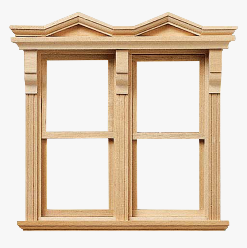 Victorian Side By Side Non Working Dollhouse Window, HD Png Download