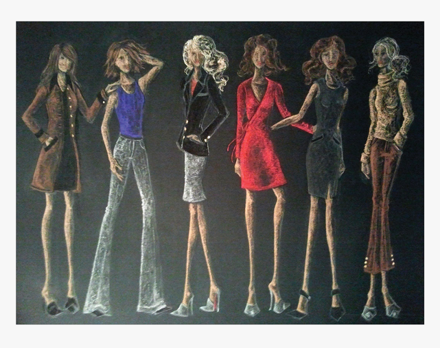 Drawing Mannequins Visual Merchandising - Standing, HD Png Download