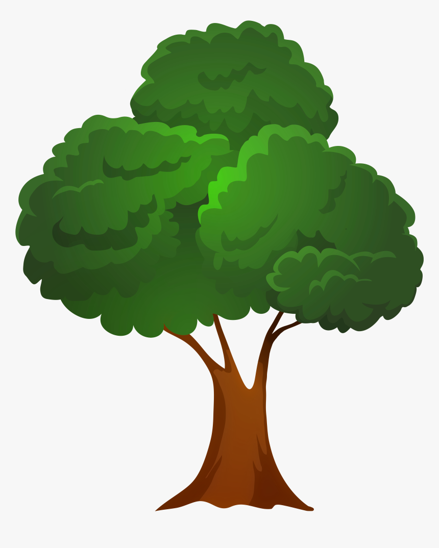 Classic Green Tree Png Clip Art, Transparent Png