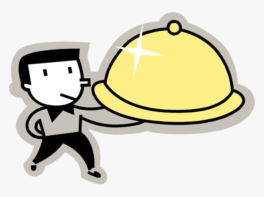 Vector Illustration Of Restaurant Maître D Hôtel Waiter, HD Png Download