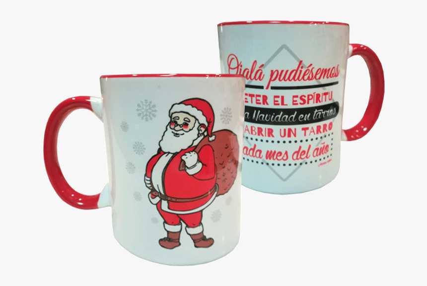 Taza Papa Noel , Png Download - Mug, Transparent Png