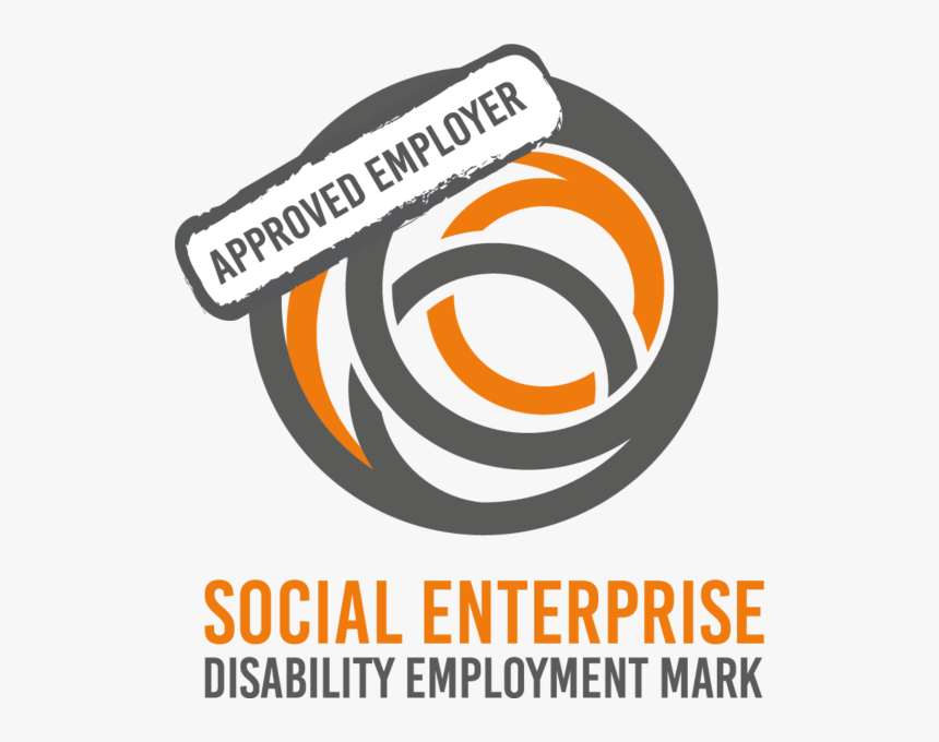 Social Enterprise Disability Employment Mark - Product Red, HD Png Download