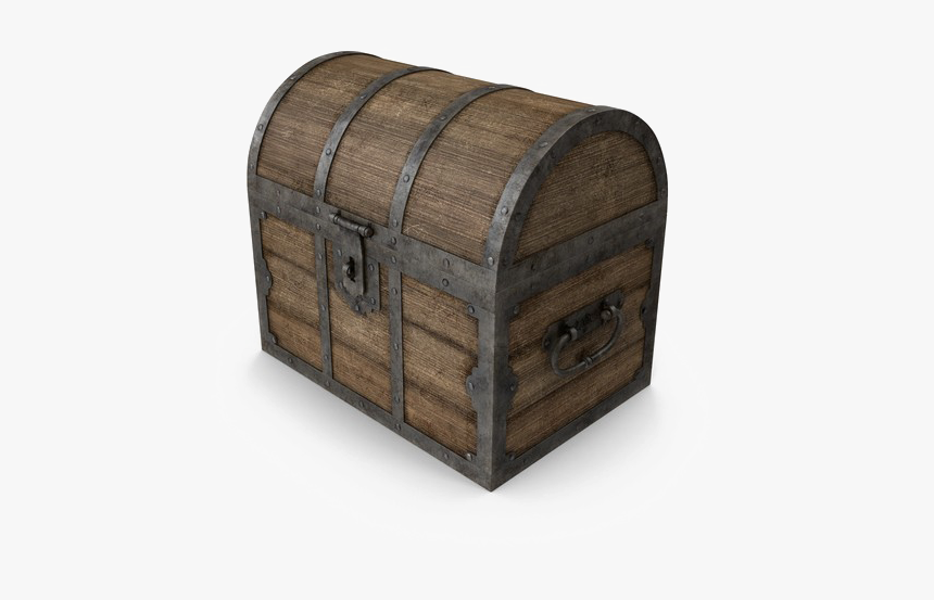 Old Treasure Chest Png, Transparent Png