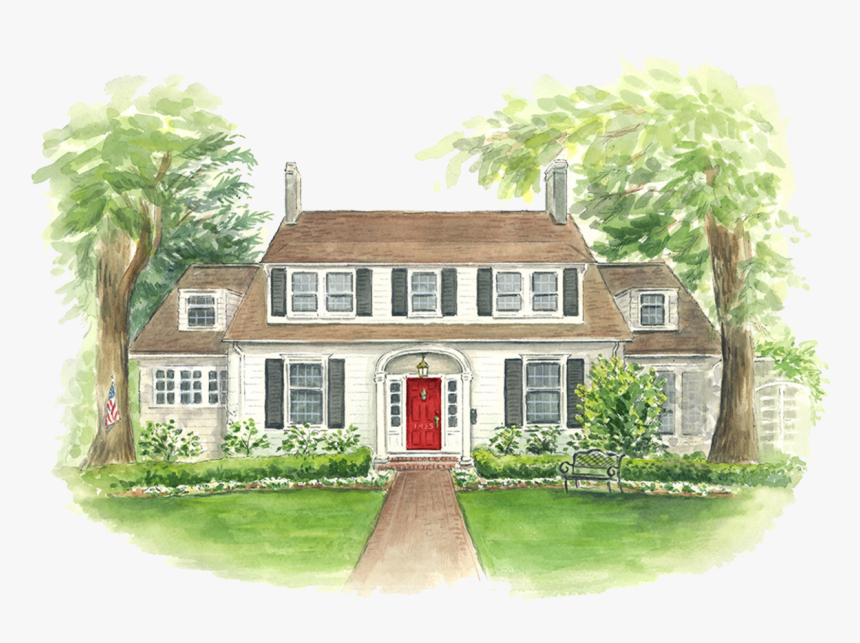 1435 38th Street Red Door - Estate, HD Png Download