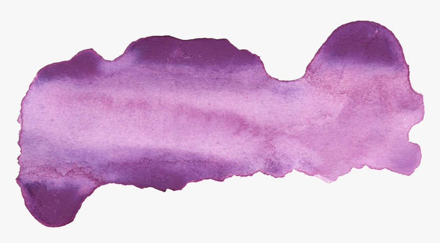 24 Purple Watercolor Brush Stroke - Purple Brush Stroke Png, Transparent Png