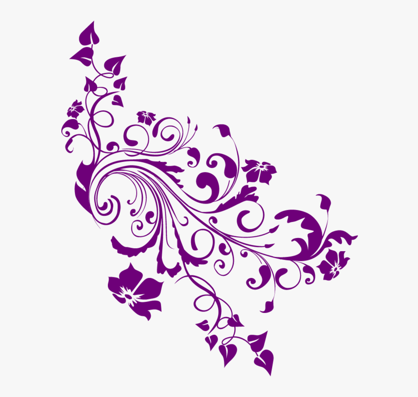 Clipart Wedding Purple - Purple Designs Png, Transparent Png