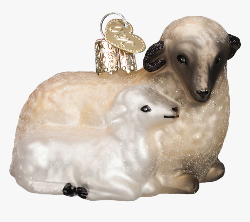 Sheep With Lamb Old World Ornament, HD Png Download