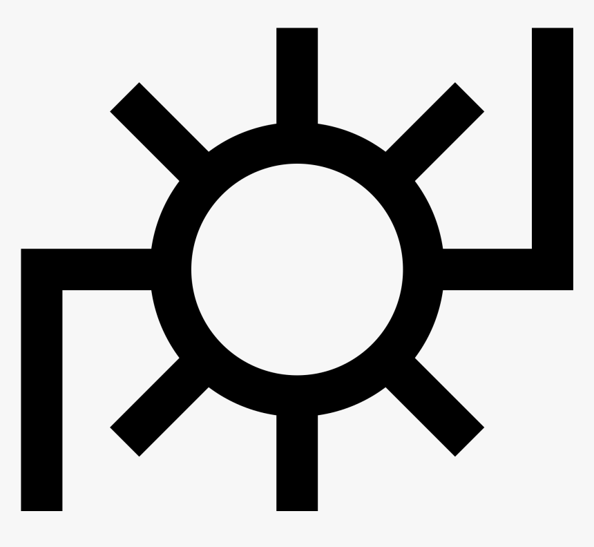 Japanese Nuclear Power Plant Symbol , Png Download - Japanese Symbols Of Power, Transparent Png