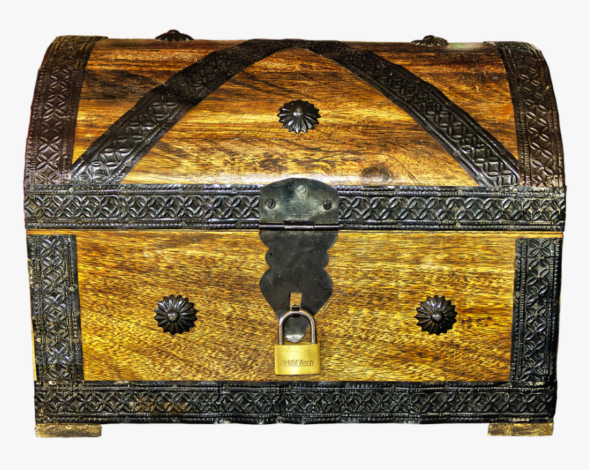 Chest Treasure Chest Box Castle Treasure - Bilder Schatztruhen Kostenlos, HD Png Download