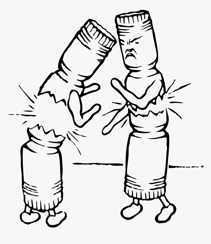 Fighting Crackers Clip Arts - Crackers Fighting, HD Png Download