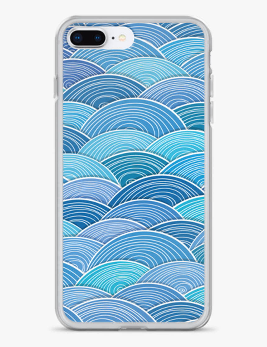 Blue Waves Iphone Case - Iphone, HD Png Download