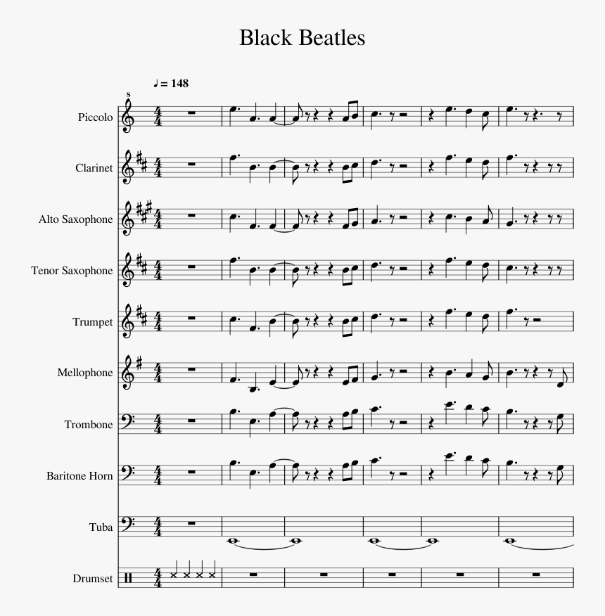 Sucker Flute Sheet Music, HD Png Download