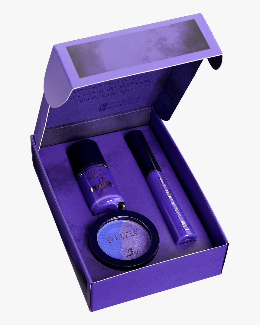 925004-violet Box - Kit De Maquiagem Dazzle Super Violet, HD Png Download