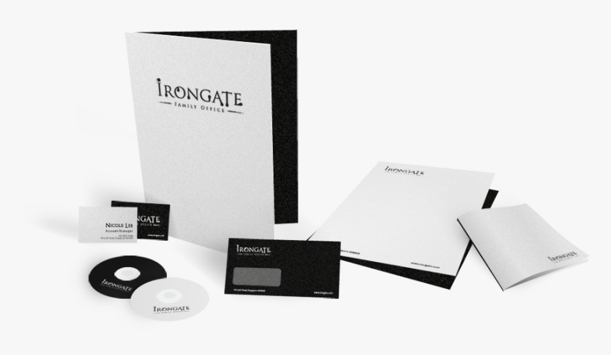 Corporate Stationery Design Family Office Irongate - Office Stationery Design Png, Transparent Png