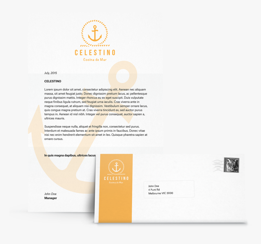Stationery Design On 99design, HD Png Download