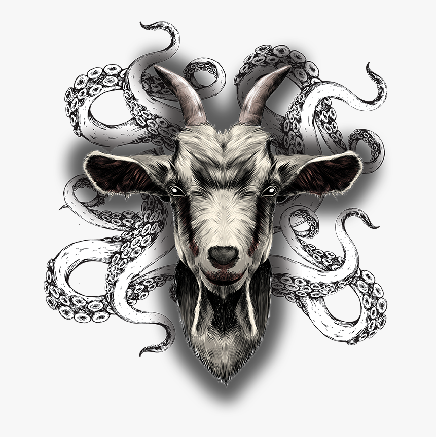 Goat Tentacles Web - Illustration, HD Png Download