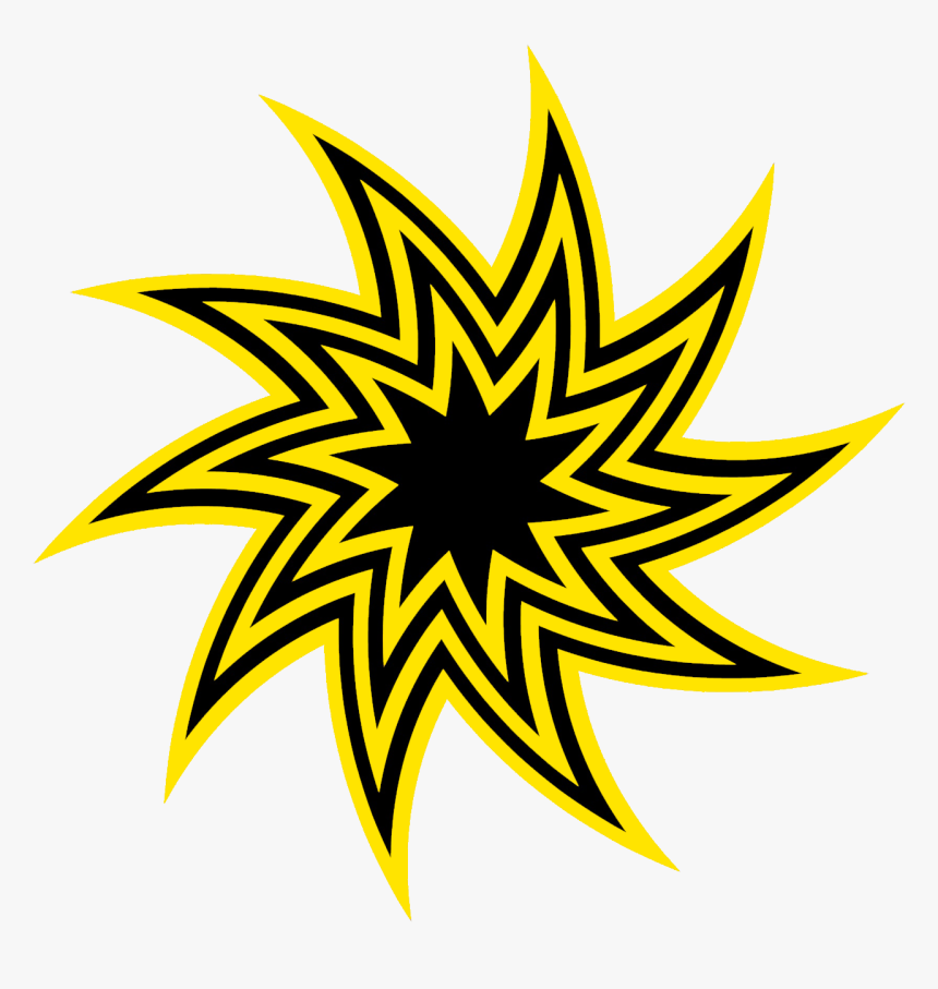 Star Clipart Wedding Borders Clip Art Wind Swirl Clip - Free Drawing Of Stars, HD Png Download