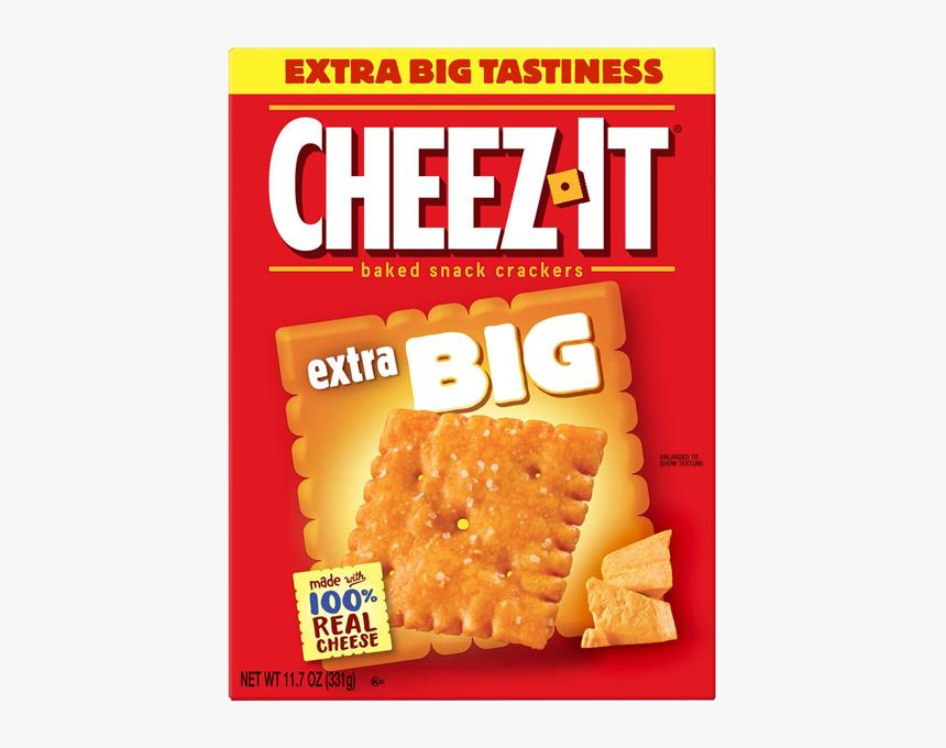 Cheez It Cheez-it Big Original Baked Snack Crackers - Graham Cracker, HD Png Download
