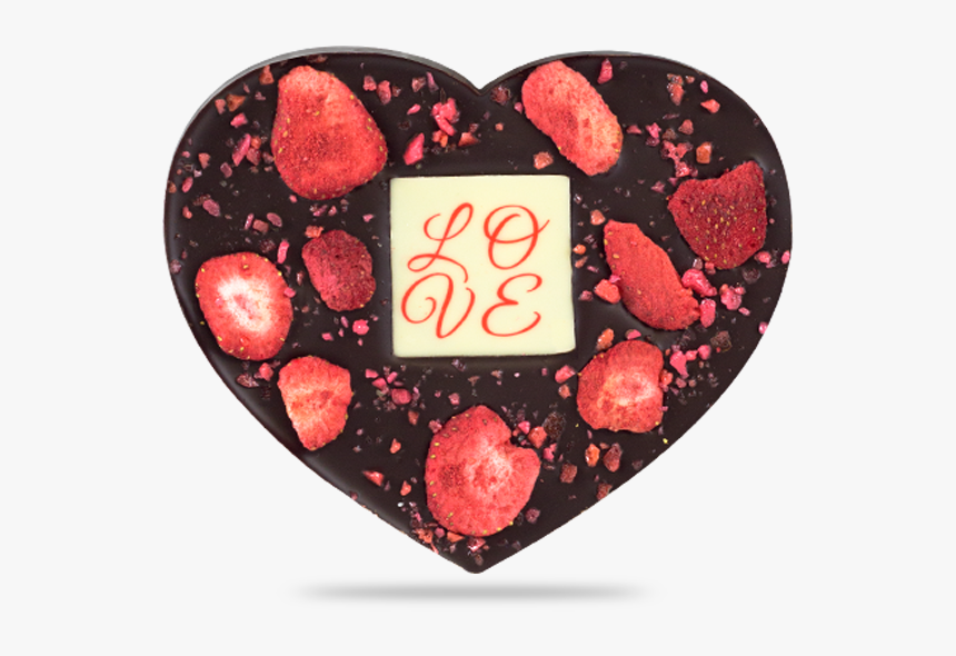 Chocomize Dark Belgian Chocolate Bar With Dried Strawberries, HD Png Download