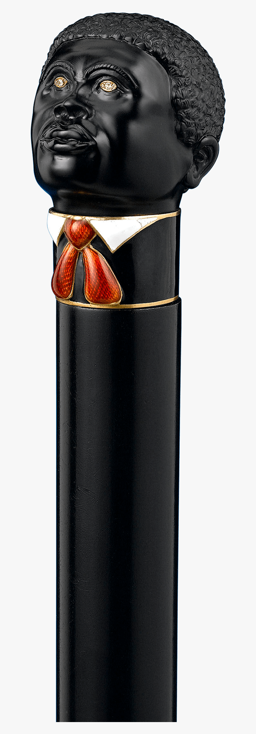 Rare Russian Blackamoor Cane - Sculpture, HD Png Download