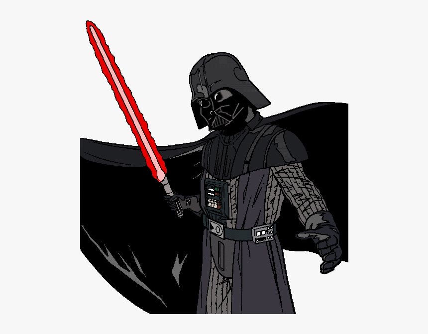 Darth Vader Star Wars Clip Art Black Transparent Png - Star Wars, Png Download