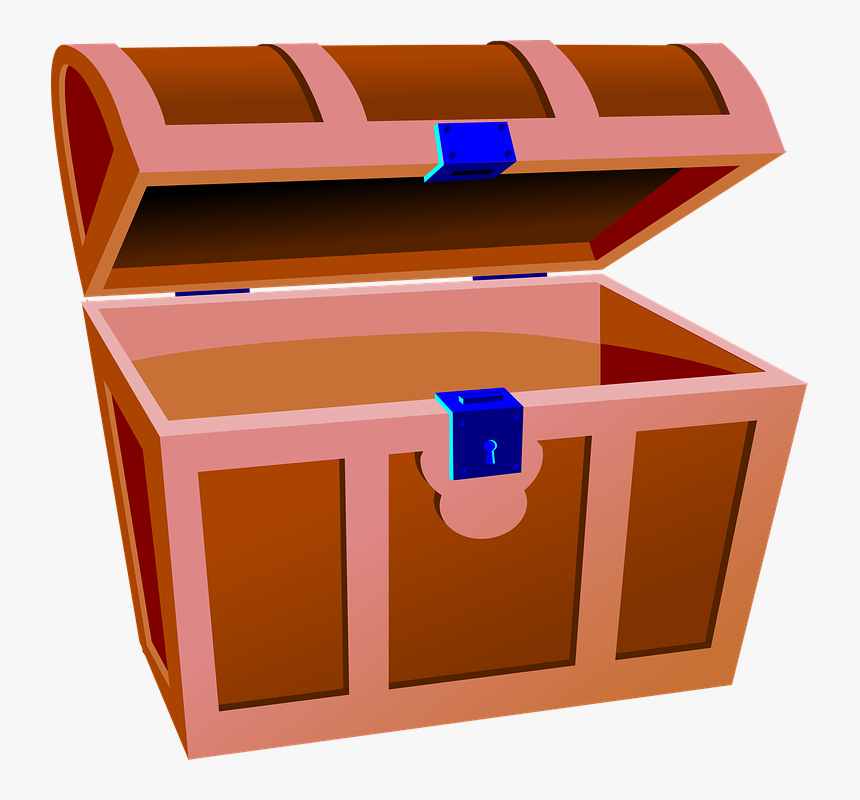Treasure Chest Svg Clip Arts - Treasure Chest Clip Art, HD Png Download