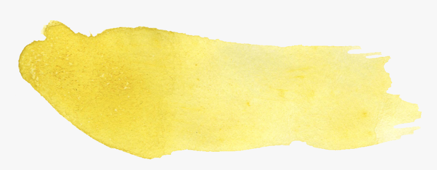 Clip Free Download Watercolor Stroke Png - Yellow Watercolor Stroke Png, Transparent Png