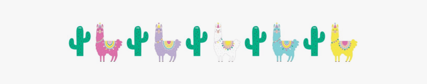 No Drama Llama Party Shaped Ribbon Banner - Llama Banner, HD Png Download