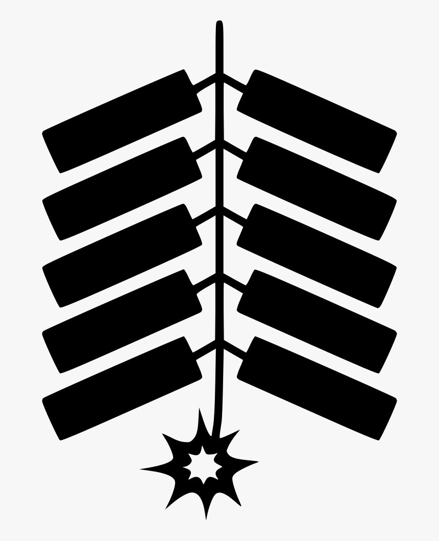 Firecrackers Png Icon Free - Crackers Png Black And White, Transparent Png