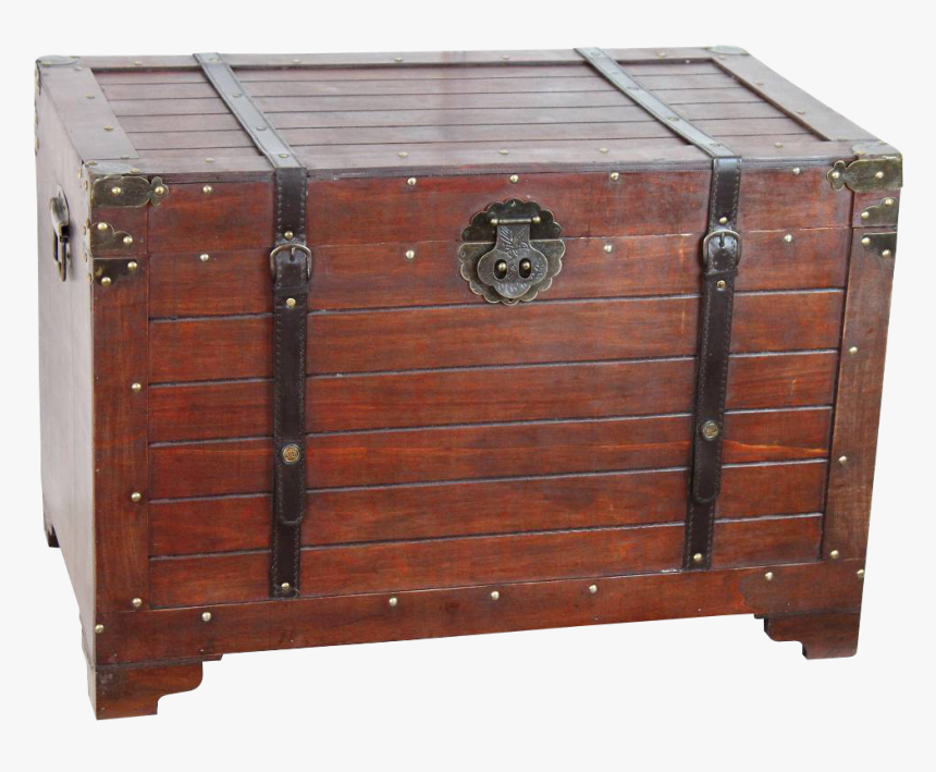 Treasure Chest Png Transparent Image - Wooden Transparent Box Png, Png Download