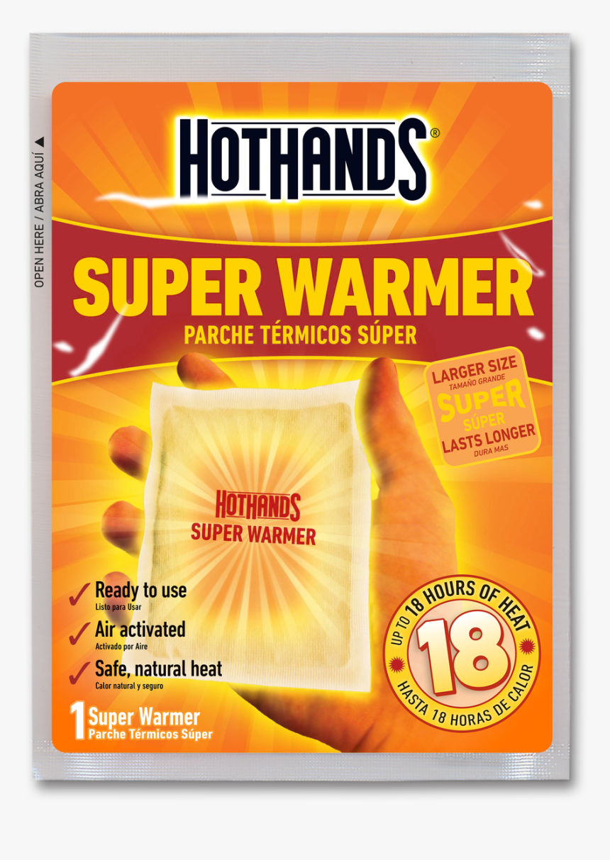 Hothands Super Warmer (hh1ed240e) - Super Hothands Hand Warmers, HD Png Download