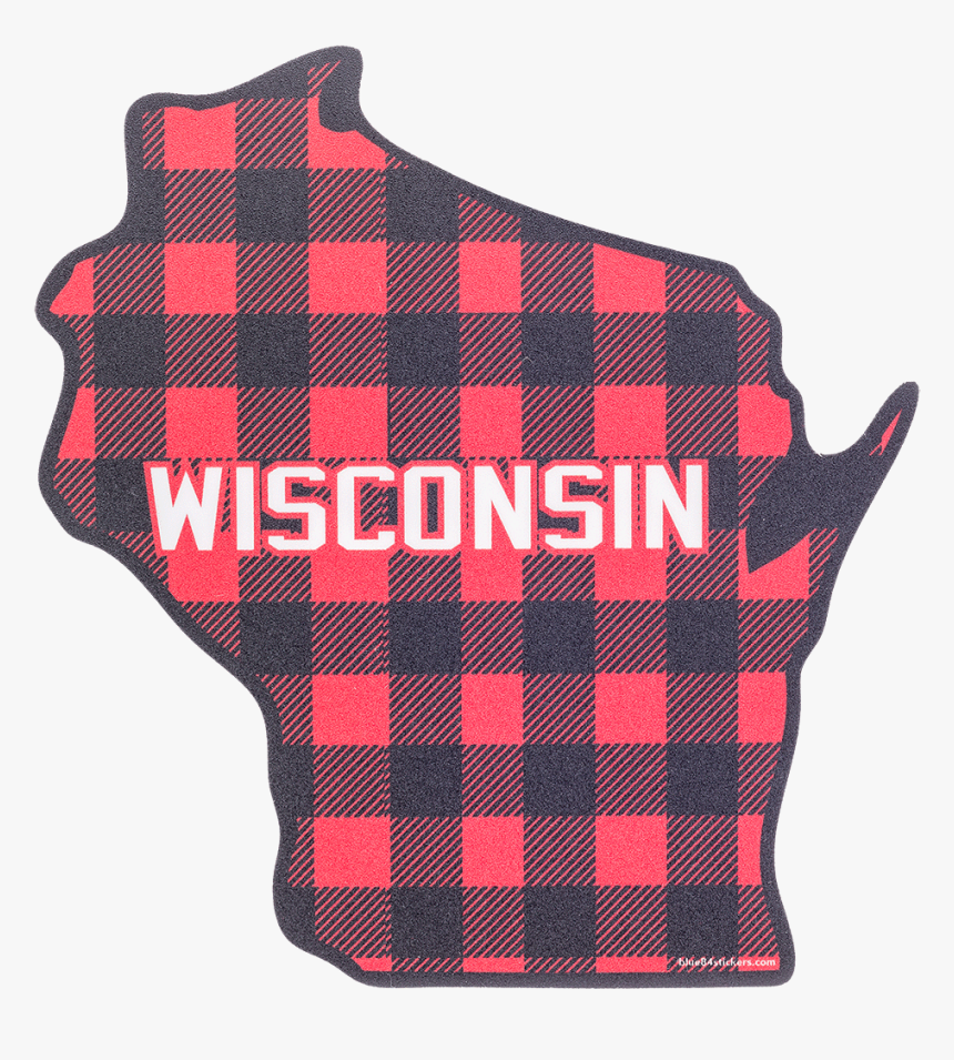 Cover Image For Blue 84 Plaid Wisconsin State Decal - Tartan, HD Png Download