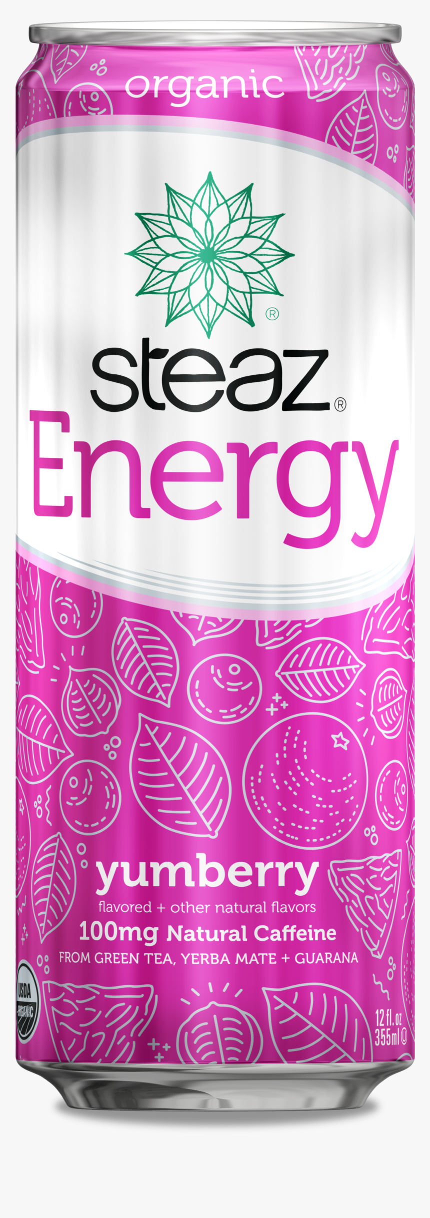 Image - Steaz Energy Drink, HD Png Download
