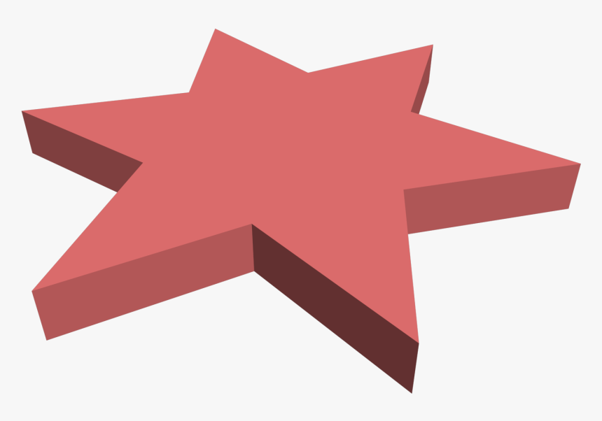 3d Star, Star, Transparent, Render, Png, Hq Photo - Cross, Png Download