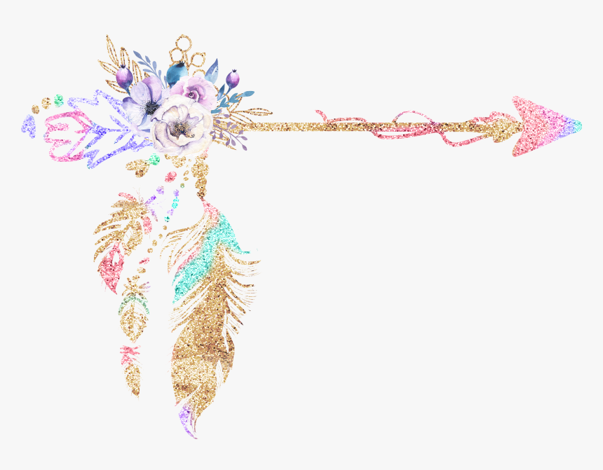 Boho Arrow Png - Transparent Background Boho Arrow Png, Png Download